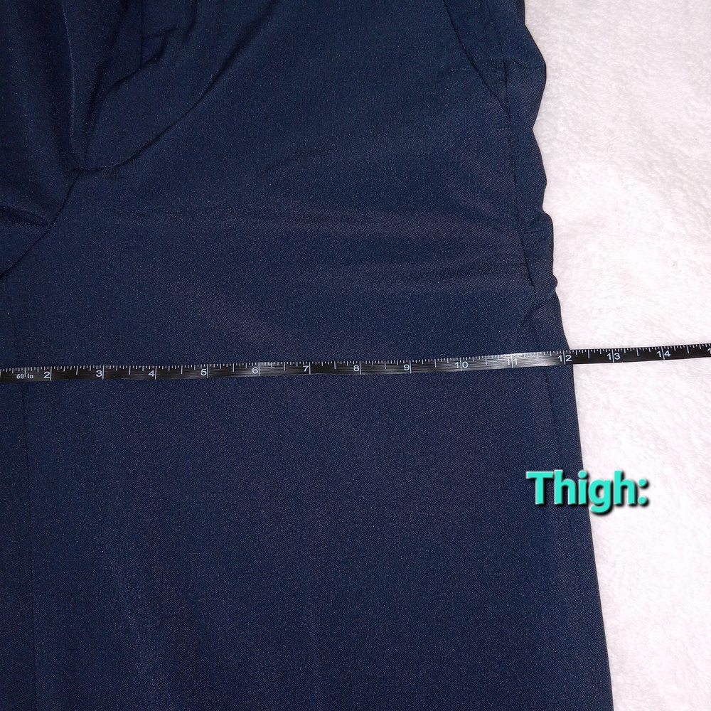 NWT Banana Republic Sculpted Stretch High Rise Straight Pants Sz 6 Prep Navy $90 - Picture 15 of 15